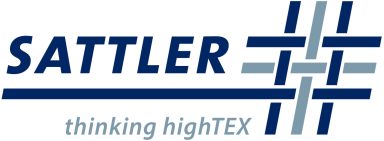 Logo de Sattler avec le texte "thinking highTEX".